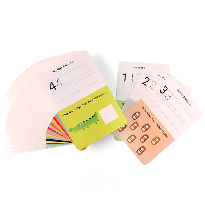 Kids Learning Toys – Write and Wipe Activity Cards-Word Cards