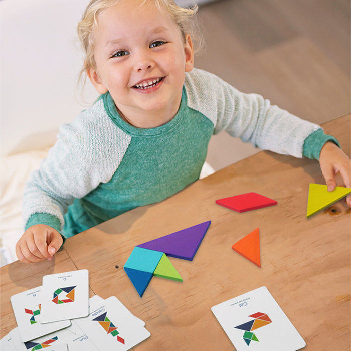 Colorful Tangram Puzzles – Ages 4+