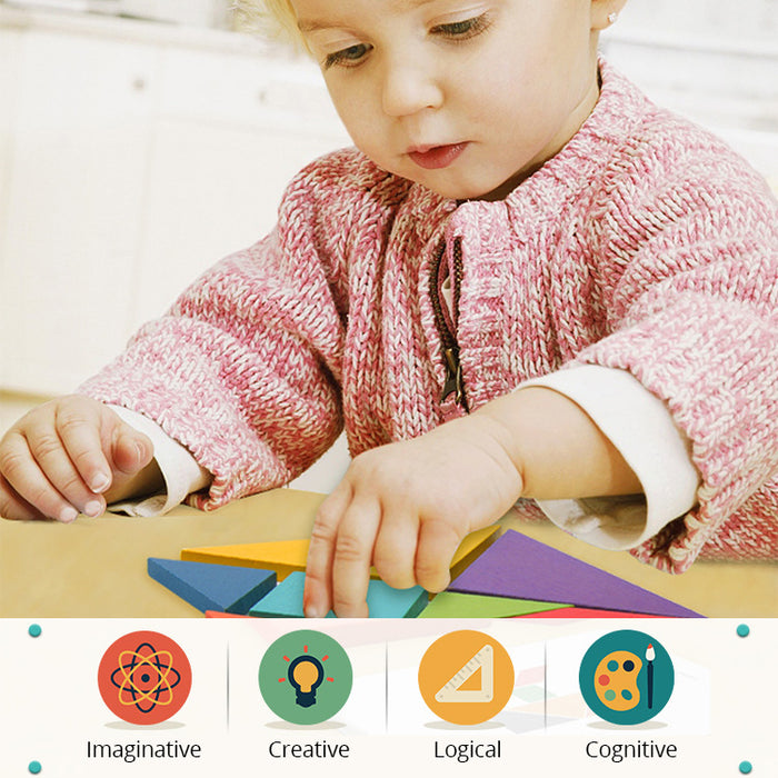 Colorful Tangram Puzzles – Ages 4+