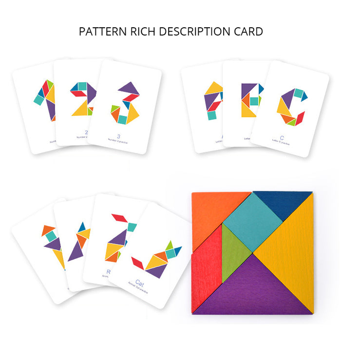 Colorful Tangram Puzzles – Ages 4+