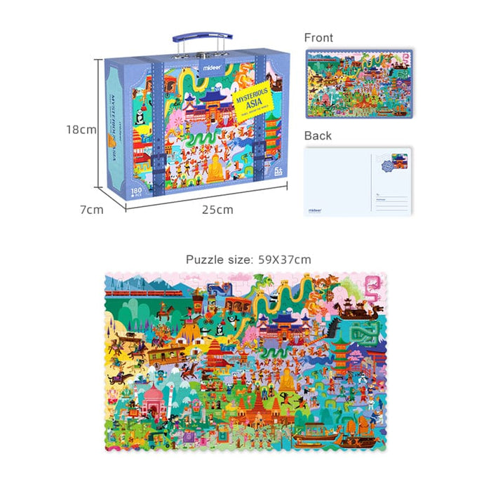 Travel Around the World Jigsaw Puzzle – Asia