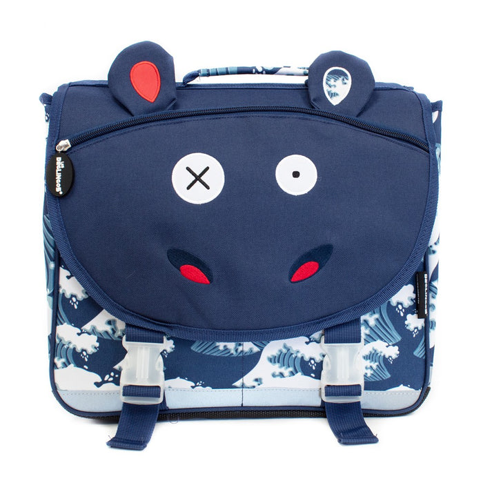 School Bag Hippipos the Hippo 35cm