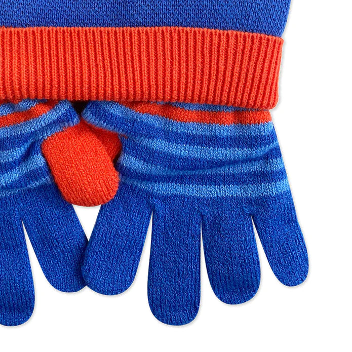 Toddler/Kids Winter Hat/Gloves Set - Dog 3-5Y