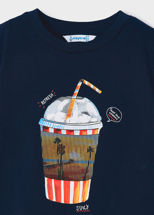 Interactive Motif T-shirt Sustainable Cotton Boy