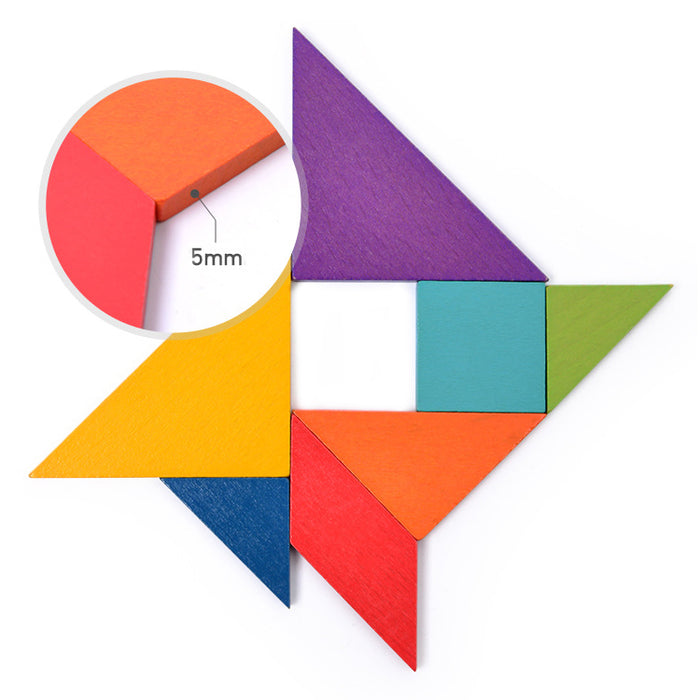 Colorful Tangram Puzzles – Ages 4+