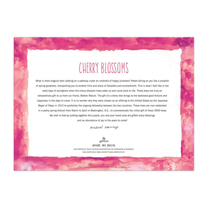 Michael Storrings Cherry Blossoms 1000 Piece