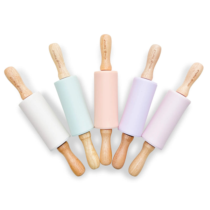 Premium Silicone Rolling Pin-Peach